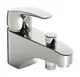 HANSA-Einhebelmischer-Wafue-und-Brausebatterie-HANSAPINTO-4537-Ausladung-125-mm-DN15-Chrom-45372283 gallery number 1